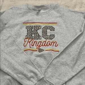 Jerzees Light Gray Sweatshirt